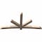 Ekena Millwork Alberta Smooth Timber Gable Bracket, Douglas Fir, 108"W x 54"H x 5 1/2"D x 5 1/2"F, 12/12 Pitch GBW108X54X0606ALB00SDF - alternate 2